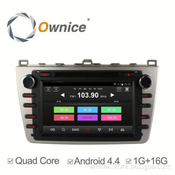 Ownice Android 4.4 Quad Core car GPS system for Mazda 6 with 3D maps